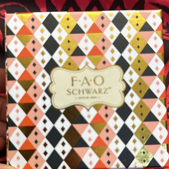 S8. FAO Schwarz Fine Silver Played Angel In A Heart Necklace Set - Picture 3 of 3